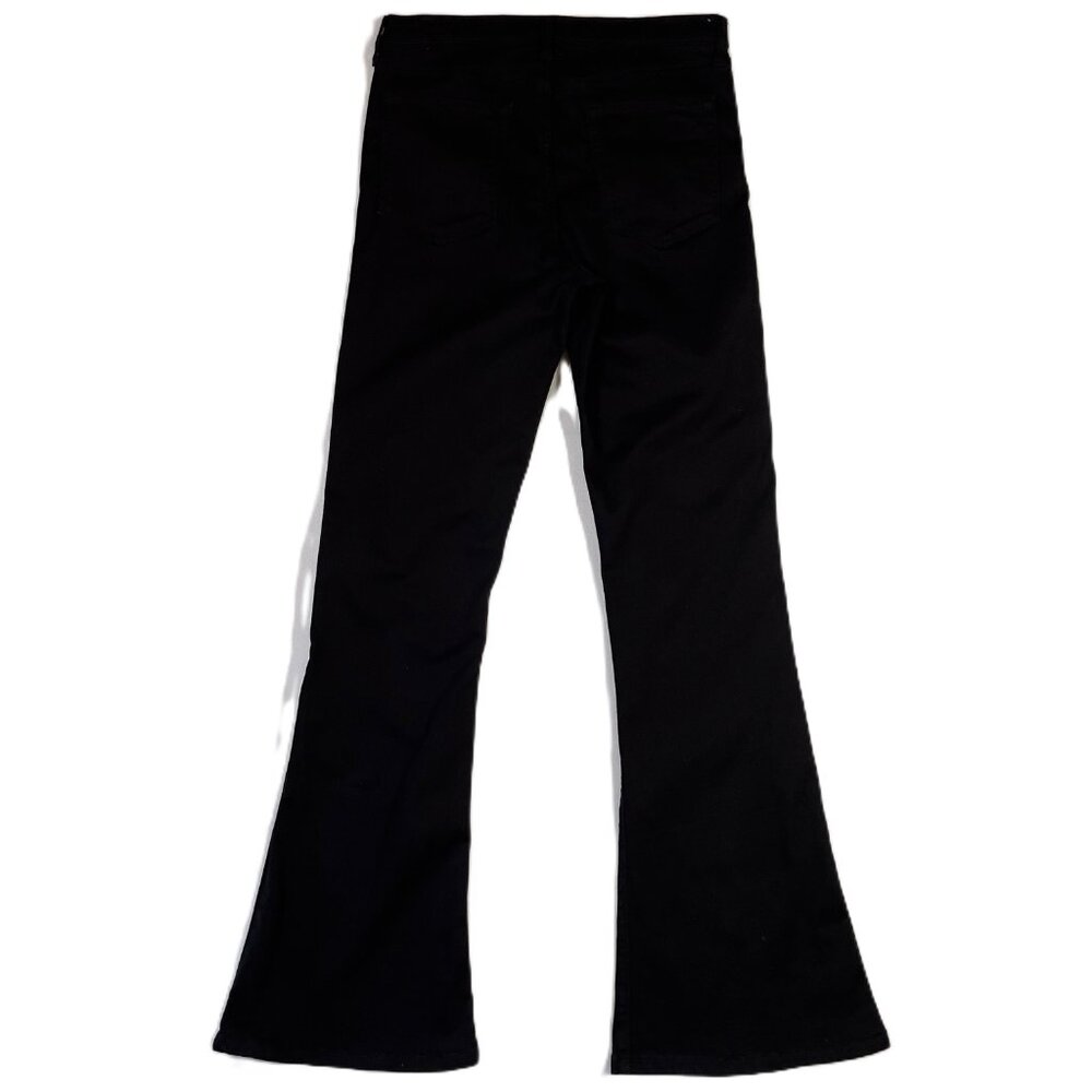 Banana Republic High Rise Flare Jean Deep Black Size 31 Long 34.5" Inseam - Picture 7 of 16